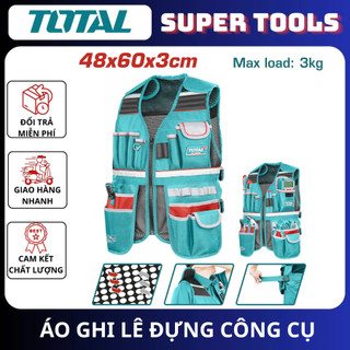 ĐỒ NGHỀ TOTAL  Áo gi lê đựng công cụ TTVT1601, TTVT16025