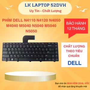 Bàn Phím Laptop Dell N4110 Inspiron 14R N4110 N4120 N4050 M4040 M5040 N5040 M5040 N5050 14R 3420 3520 5420 7420 15R 5520