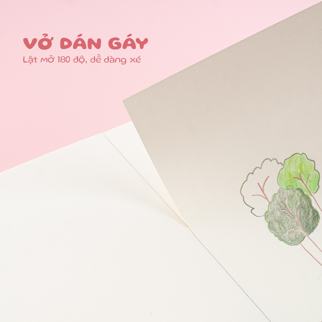 Sổ Vẽ Capybara A4 MONDEZ Chống Lóa Mắt Giấy 100GSM 20 Tờ Phù Hợp Sketch Sử Dụng Chì Màu, Sáp Màu