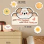 Tranh fomex Sticker Ngộ Nghĩnh Tranh Dán Tường,Decor Phòng Ngủ, Homestay, Spa, Phòng Khách