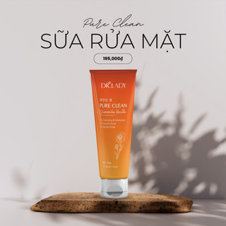 [Dr.Lady Chính Hãng] Sữa Rửa Mặt Dr.Lady Pure Clean Giúp Làm Sạch Da Nhẹ Nhàng, Dưỡng Ẩm Da, Không Gây Khô Căng Da
