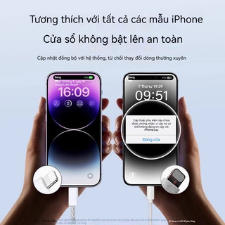 Cáp Sạc Nhanh 66W Bọc Nylon Bền Bỉ Hỗ Trợ PD QC Tương Thích iPhone 16 15  14 13 12 11 OPPO Samsung Xiaomi