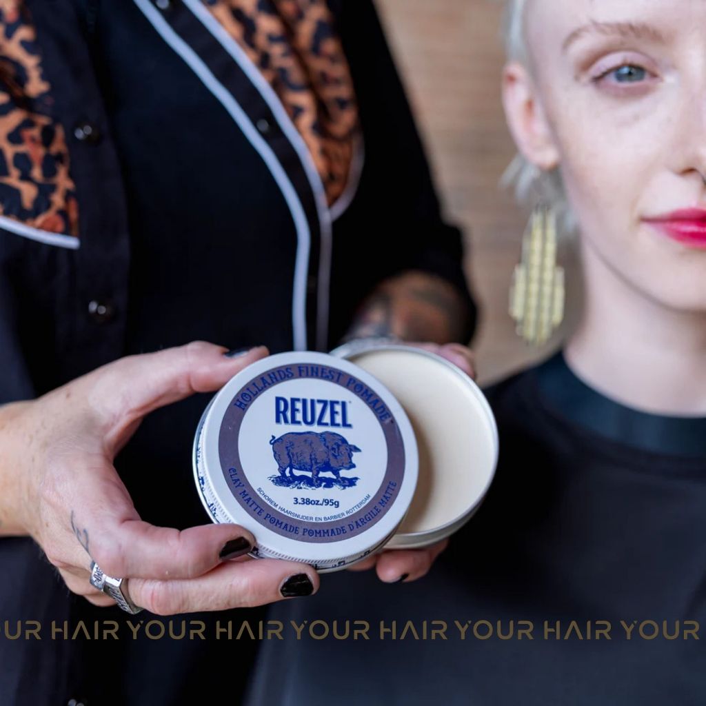 Sáp vuốt tóc Reuzel Clay Matte Pomade - 35g & 95g