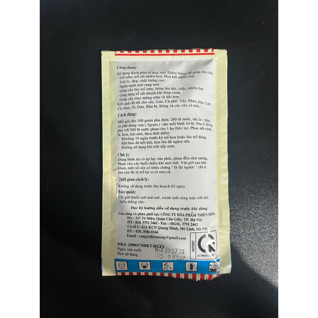 Điều hoà sinh trưởng Thiên Nông Hoa ( gói 100g)