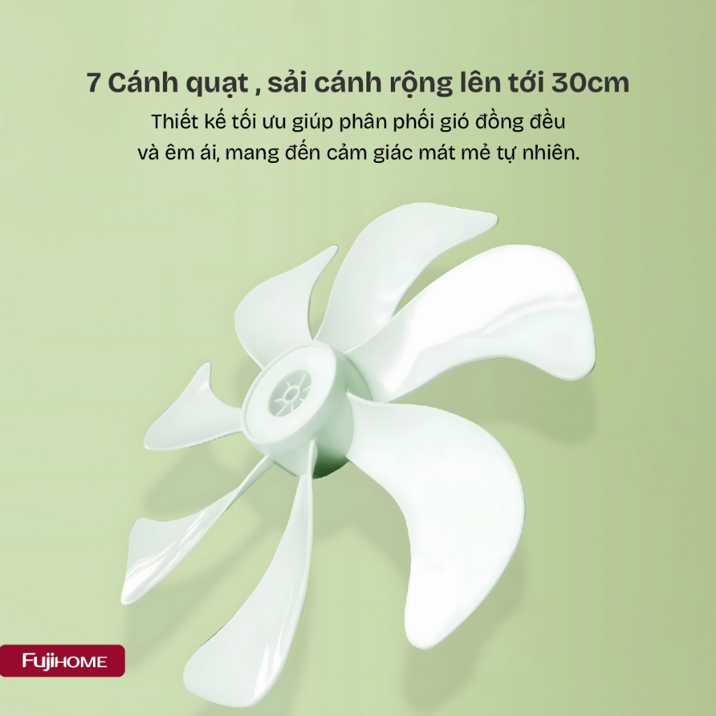 Quạt Đứng FUJIHOME SF3001 Nhập Khẩu Điều Khiển Từ Xa, Quạt Thông Minh 3 Mức Gió Gió Mạnh Siêu Êm