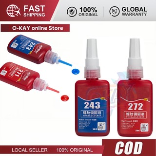 Keo Khóa Ren 243 & 272 - Chống Lỏng Ốc Vít, Chuyên Dụng Cho Xe Máy, 50ml