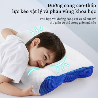 Ruột gối ngủ khách sạn chống đau mỏi vai gáy chất liệu bông tơi 3D cao cấp kích thước 48 x 74 cm