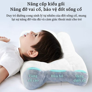 Ruột gối ngủ khách sạn chống đau mỏi vai gáy chất liệu bông tơi 3D cao cấp kích thước 48 x 74 cm