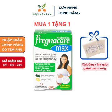 Vitamin Bầu Pregnacare Max - Vitamin prenagcare bầu bổ sung vitamin 84 viên [NHẬP KHẨU CHÍNH HÃNG]