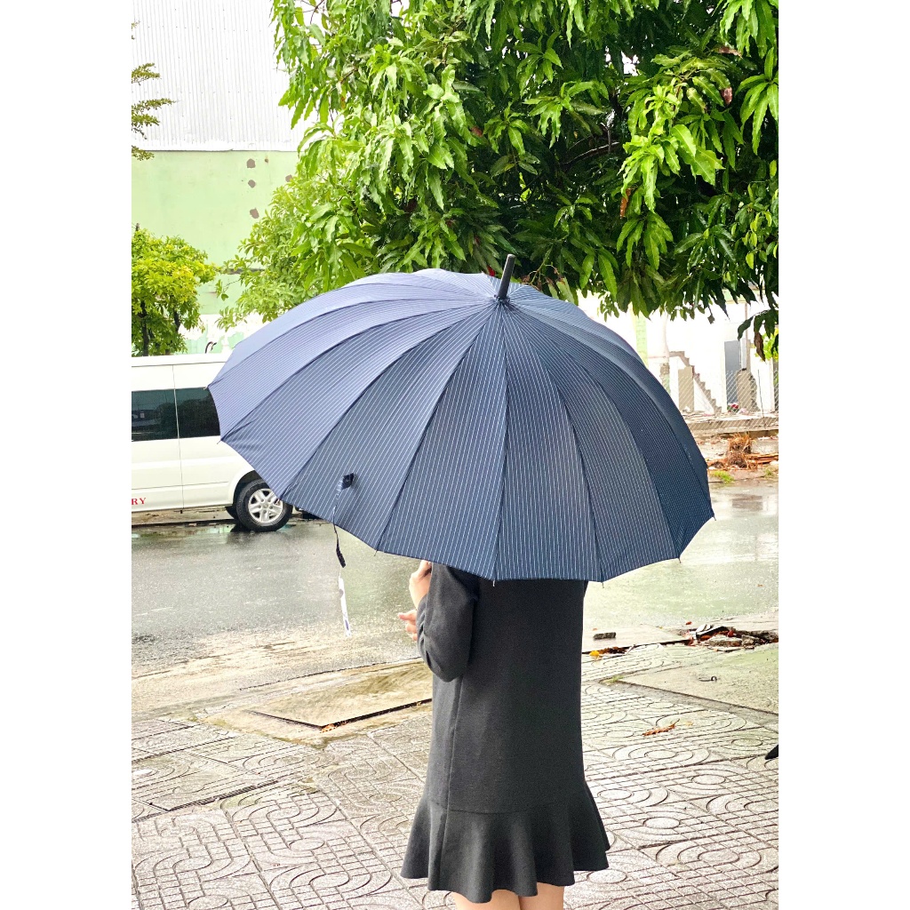Ô, dù tự động cán dài 16 nan, ô gấp gọn 2 chiều 10 nan KAIYO