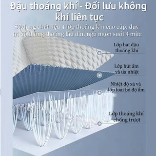 Gối mùa hè Joyful Living Bedding khiết 50x70cm - mát mẻ, thoáng khí, bông trắng tinh khiết