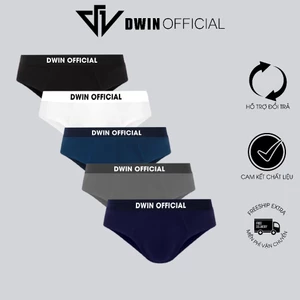 Combo 3 quần lót nam DWIN sịp tam giác kháng khuẩn cao cấp boxer vải thun lạnh co dãn 4 chiều SP06A