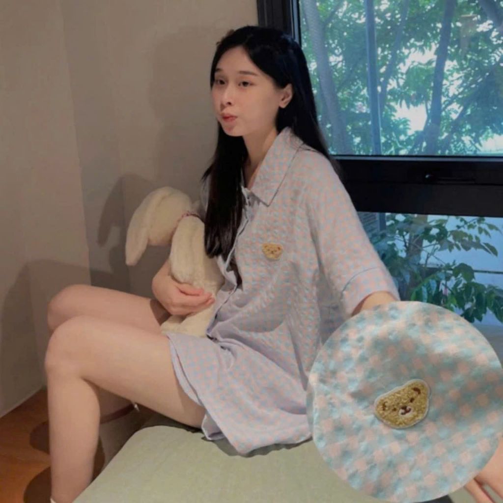 Xanh hồng to gấu