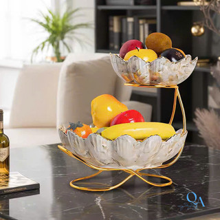 Khay, đĩa, kệ, bồng hoa quả bánh kẹo sứ vân đá cao cấp. Khay mứt, bánh LUXURY HOME DECOR có sẵn I1
