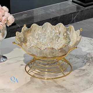 Khay, đĩa, kệ, bồng hoa quả bánh kẹo sứ vân đá cao cấp. Khay mứt, bánh LUXURY HOME DECOR có sẵn I1