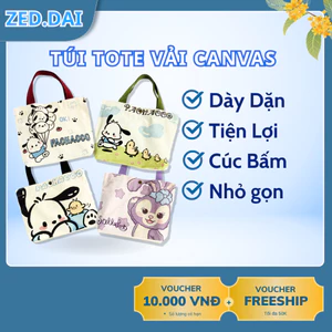 Túi Vải Canvas Hoạt Hình, Túi Tote Vải, Dung Tích Lớn, Dễ Thương, Đa Năng, Tiện Lợi,Túi Vải Dễ Thương