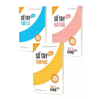 Sách -Sổ tay Toán học + Vật lý + Hóa học +Sinh học+ Ngữ văn + Tiếng Anh - All In One Cấp 3