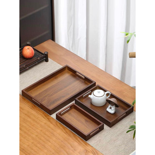 Khay Gỗ Đa Năng Cao Cấp Có Tay Cầm Dày 4cm Dùng Để Bưng Bê Đồ Ăn Đồ Uống Nhà Hàng, Khách Sạn, Cafe