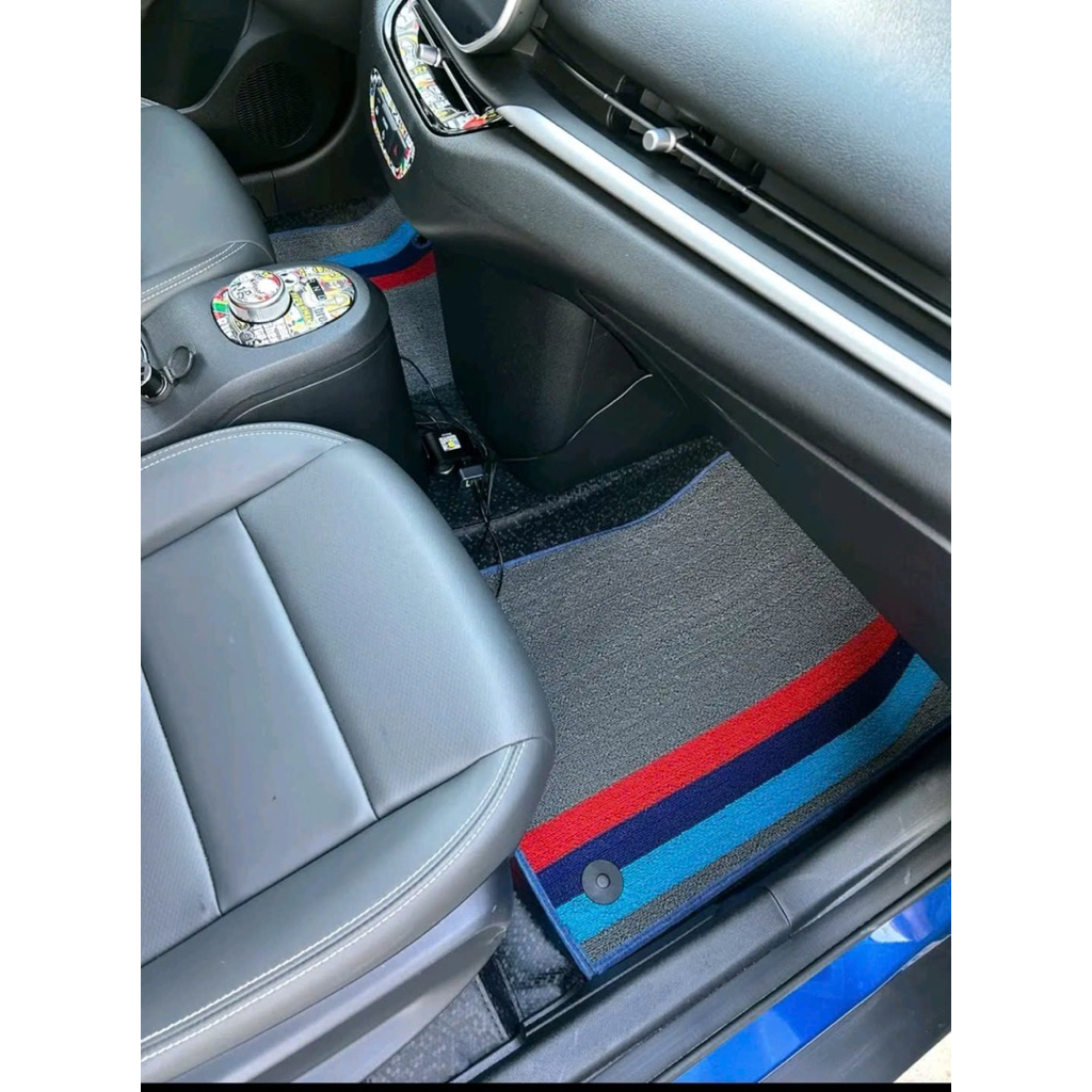 Thảm cước cắt may sẵn cho xe Vinfast VF3 VF5 VF6 VF7 VF8 VF9 VFe34 Limo green có hỗ trợ bấm khuy