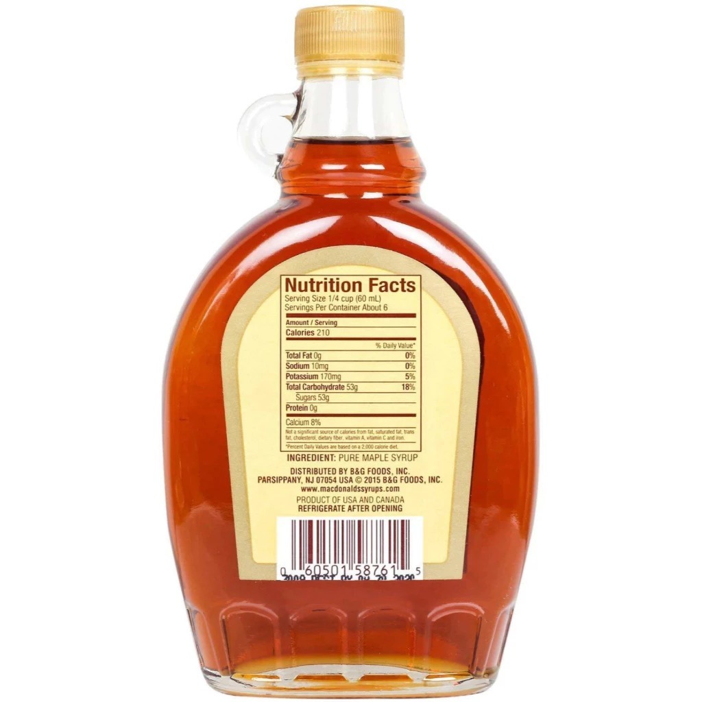 Siro Cây Phong Hữu Cơ MacDonald's/ Wild Harvest Maple Syrup Grade C