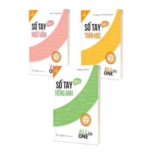 Sách -Sổ tay Toán học + Vật lý + Hóa học +Sinh học+ Ngữ văn + Tiếng Anh - All In One Cấp 3