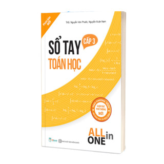 Sách - Sổ tay Toán học cấp 3- All in One (cập nhật chương trình SGK mới)