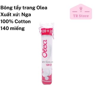 Bông Tẩy Trang Cao Cấp Ipek / Aura / Olea (120 - 150 Miếng) - Cotton Tự Nhiên Dịu Nhẹ, Làm Sạch Sâu Lỗ Chân Lông