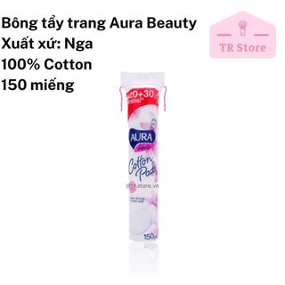 Bông Tẩy Trang Cao Cấp Ipek / Aura / Olea (120 - 150 Miếng) - Cotton Tự Nhiên Dịu Nhẹ, Làm Sạch Sâu Lỗ Chân Lông