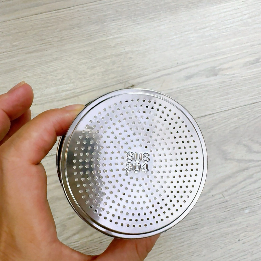 Lọc Rác inox bồn rửa chén có quai cầm tiện lợi - Dụng cụ lọc rác bồn rữa chén