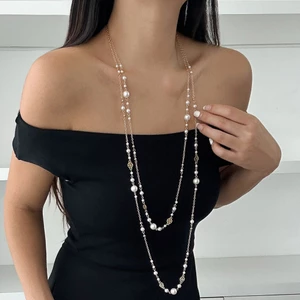 Vòng Cổ Ngọc Trai Nhân Tạo Dáng Dài Sang Trọng MDCDD05