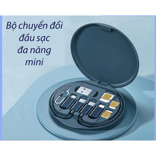 Hộp chuyển đổi đầu sạc đa năng 9 trong 1, hộp đựng thẻ nhớ, đa chức năng