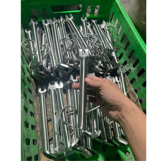 Chân  chống nghiên inox304 (không ốc và lò so) cac dong xe vario sius. wave ex …