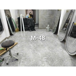 Sàn Nhựa Vân Đá 45x45cm, Sàn Vân Be tong Có Keo Sẵn, Có Ship Hỏa Tốc và Nhận Thi Công