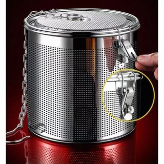Bộ lọc gia vị Tặng kèm Móc Treo inox cao cấp Chubby Chef dùng nấu phở hầm xương ngâm trà (đựng khoảng 30g-1500g gia vị)