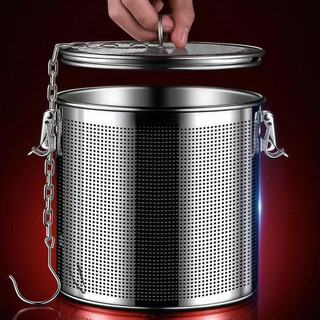 Bộ lọc gia vị Tặng kèm Móc Treo inox cao cấp Chubby Chef dùng nấu phở hầm xương ngâm trà (đựng khoảng 30g-1500g gia vị)