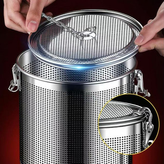Bộ lọc gia vị Tặng kèm Móc Treo inox cao cấp Chubby Chef dùng nấu phở hầm xương ngâm trà (đựng khoảng 30g-1500g gia vị)