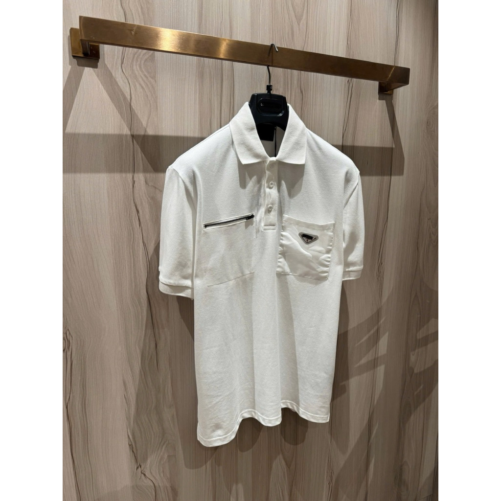 ⚡️[Hight Quality] Áo Polo P14da Cổ Bẻ Cộc Tay With Nylon For Men - Điểm Nhấn Logo Phối Khóa Túi Cao Cấp Street Wear