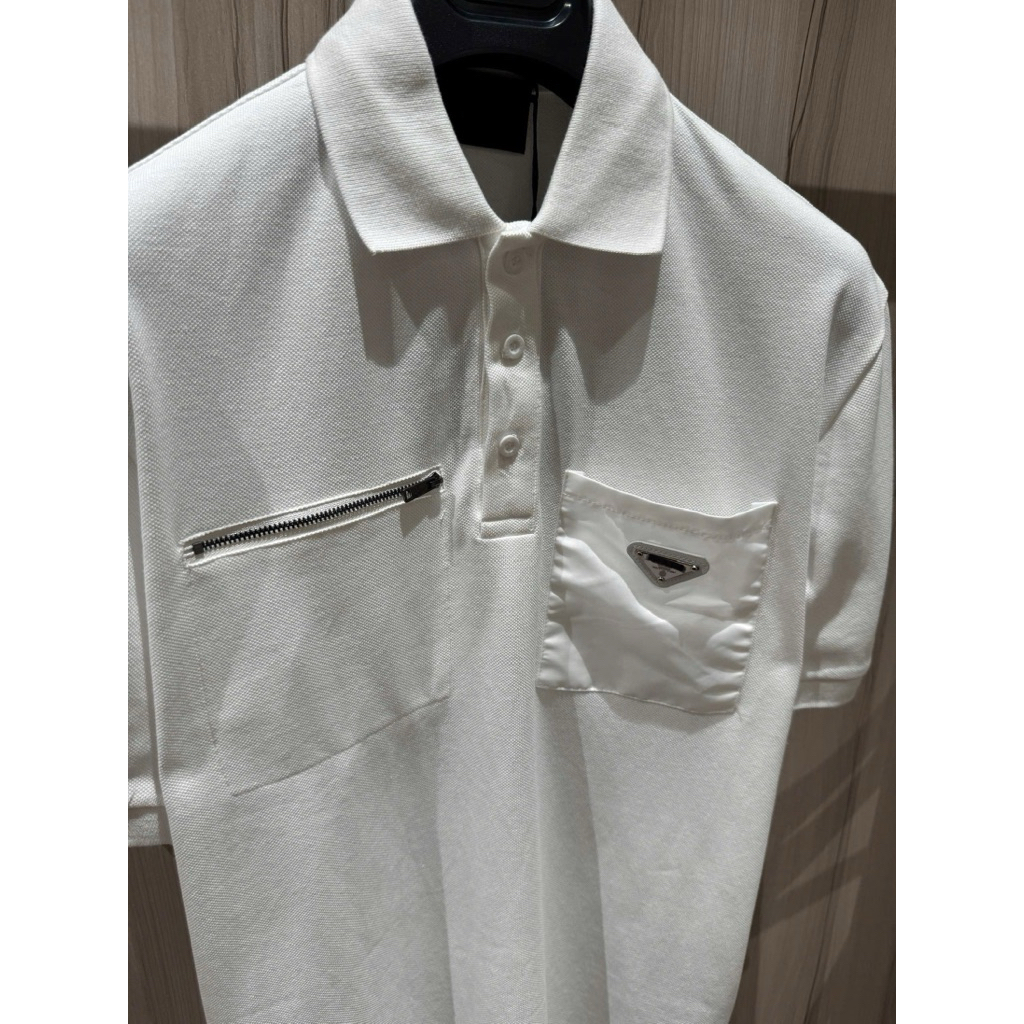 ⚡️[Hight Quality] Áo Polo P14da Cổ Bẻ Cộc Tay With Nylon For Men - Điểm Nhấn Logo Phối Khóa Túi Cao Cấp Street Wear