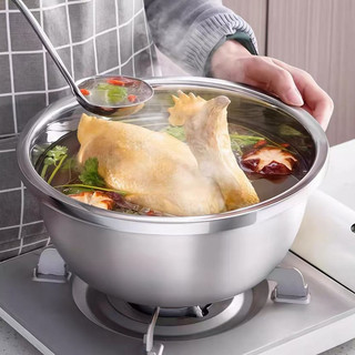 COMBO Thau Rỗ 1 Bộ Inox Cao cấp Chubby Chef Size lớn 24 26 28cm Trộn Bột Rửa Rau Củ Trái Cây Vo gạo Tiện lợi dễ sử dụng