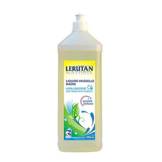 Nước rửa bát đậm đặc hữu cơ hương chanh Lerutan Organic Dishwashing Liquid Lemon 1L