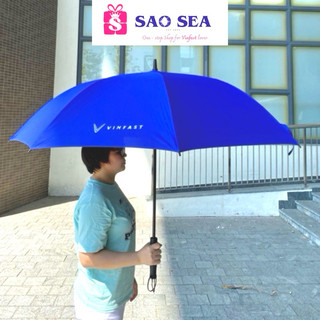 Ô dù golf Vinfast, Màu xanh blue thương hiệu, in logo Vinfast rộng 130cm, chắc chắn bền đẹp