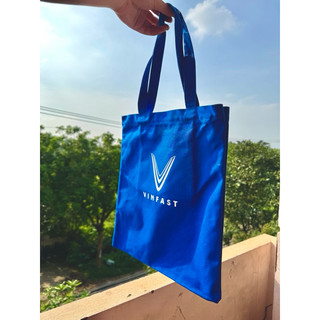 Túi tote chữ nhật Vinfast, túi vải, in logo Vinfast, size 33x38cm, đựng laptop 14-17 inch - Túi canvas Vinfast