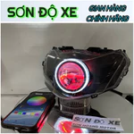 ( CHÍNH HÃNG)Pha Đèn Bi Cầu Future Led 125 Độ Sẵn Bi 3.0 Công Xuất 70W,Mắt Quỷ Đổi Màu+Vòng 3D Trắng , Bảo Hành 24 Tháng — ảnh 1