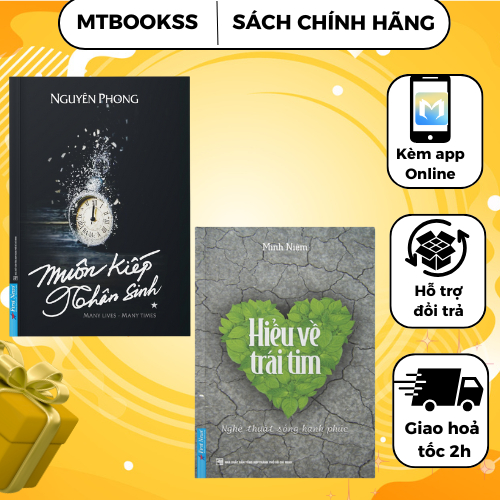 Sách - Combo Muôn kiếp nhân Sinh Tập 1 + Hiểu Về Trái Tim - Minh Niệm