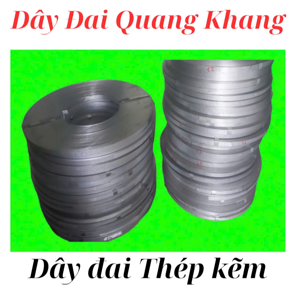 Dây đai thép kẽm đóng hàng giá tốt nhất, sản phẩm chất lượng, phù hợp đóng hàng có khối lượng lớn
