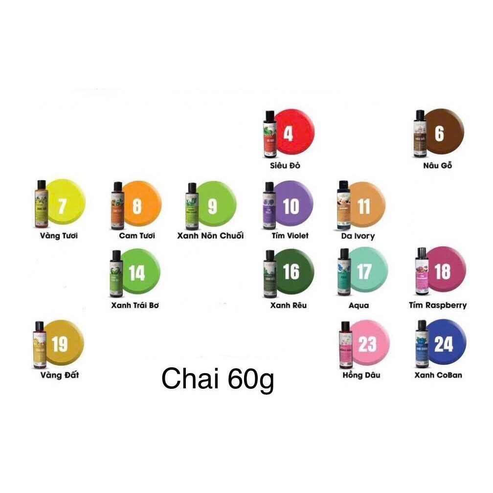 Màu Unicorn dùng pha màu trang trí bánh kem, bánh rau câu.