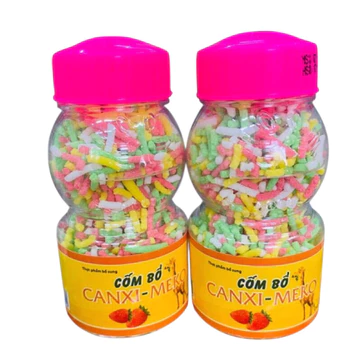 CỐM BỔ SUNG CANXI MEKO (Lọ 40g) Bổ sung canxi và vitamin cho bé, giúp xương chắc khỏe