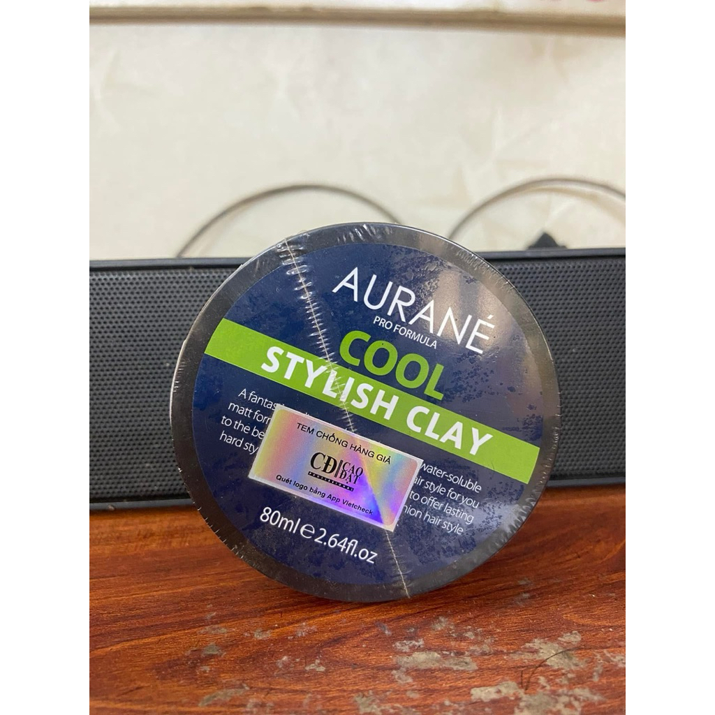 AURANÉ COOL | Sáp Vuốt Tóc Aurane cool stylish clay 80g - Nhập Pháp