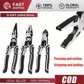 Kìm Cắt Sắt CRV Fute Siêu Khỏe - Cắt Đứt Thép, Ổ Khóa, Dây Xích, Cáp Điện, Kềm Điện Đa Năng Bấm Cos