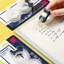 Set 2 cuộn băng keo trong mini văn phòng Dé lì